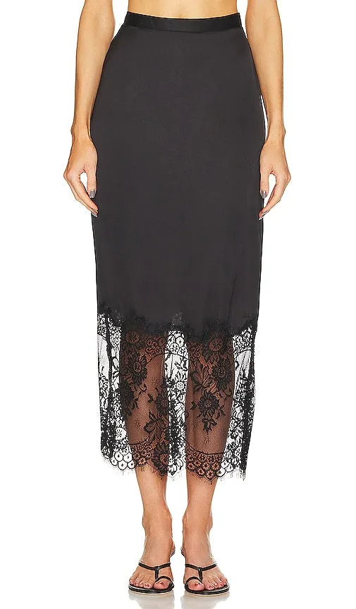 ALLSAINTS Flora Skirt in Black