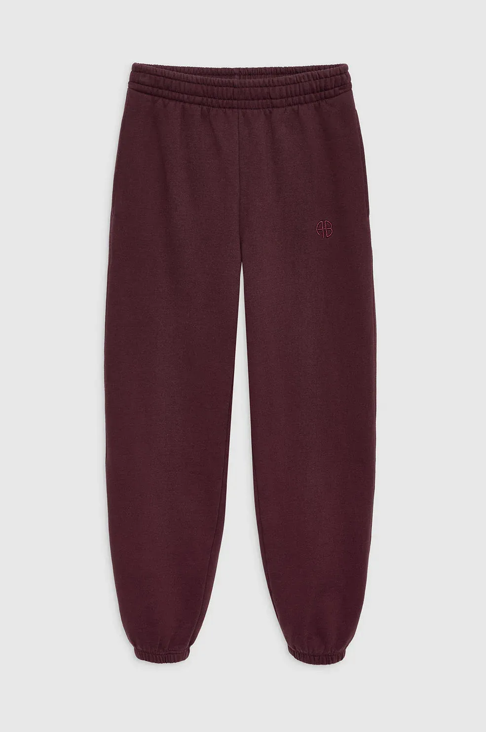 Anine Bing Karter Jogger - Dark Burgundy