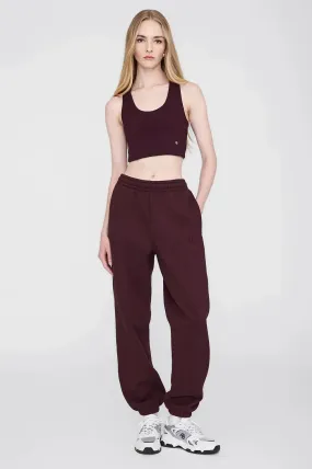 Anine Bing Karter Jogger - Dark Burgundy