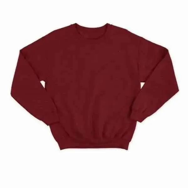 Basic Maroon Sweatshirt