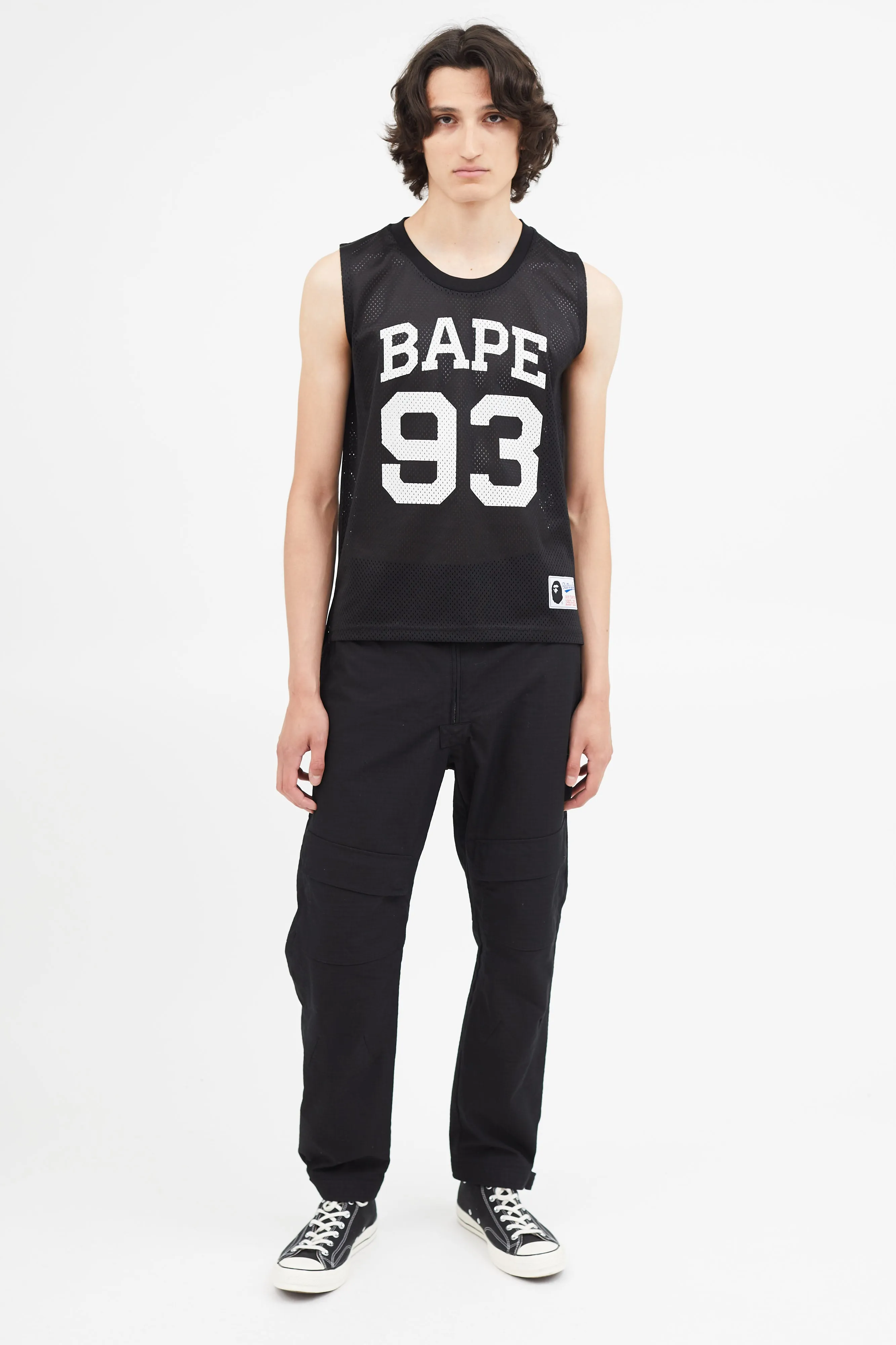 Black Mesh Logo Tank