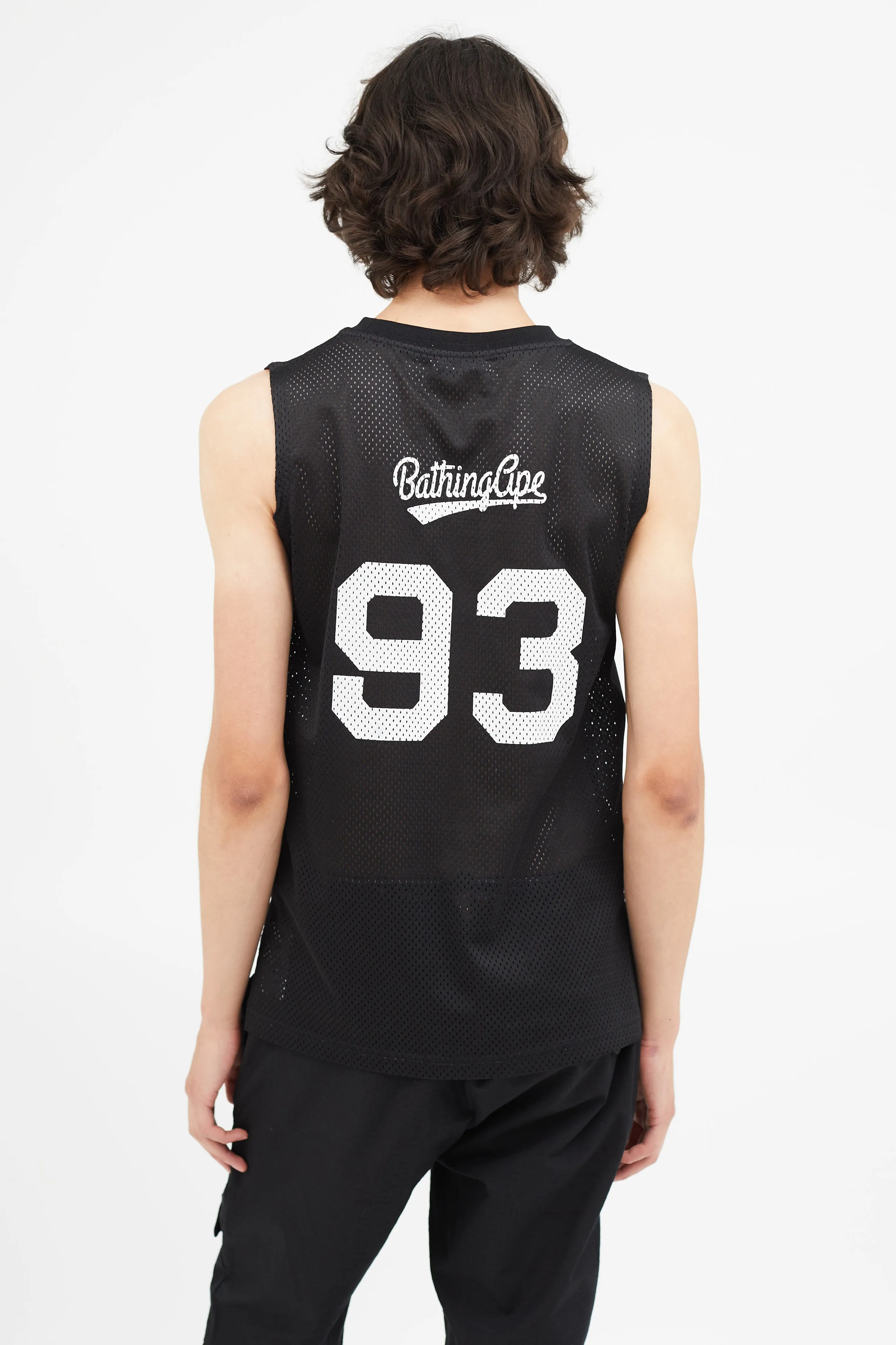Black Mesh Logo Tank