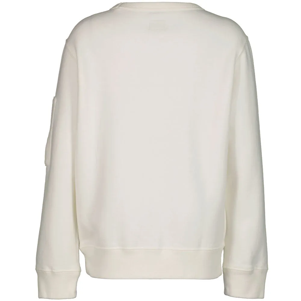 C.P. Junior Logo Print Lens Sweatshirt