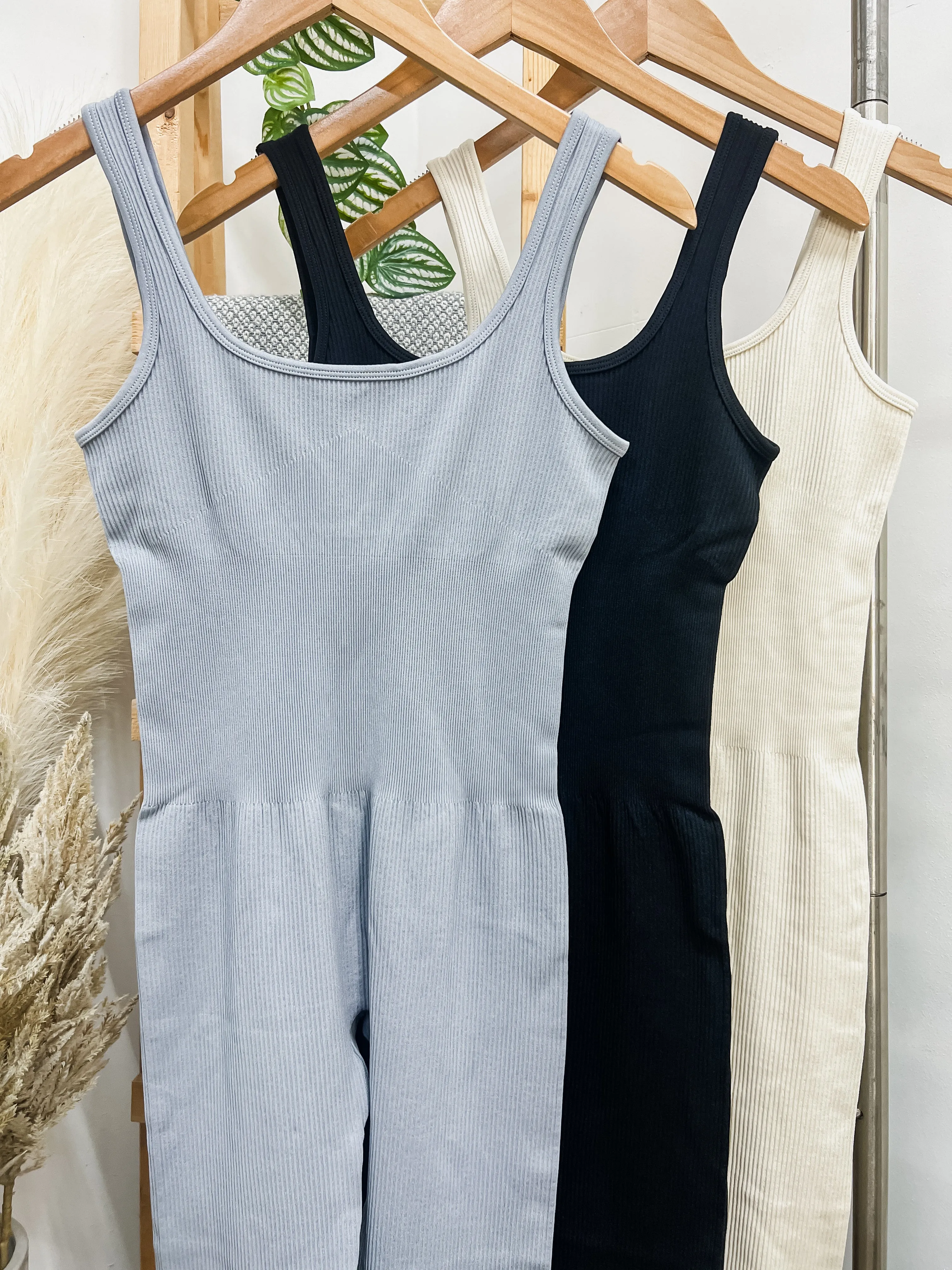 Emerson Ribbed Contour Waist Jumpsuit