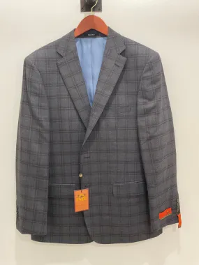 Enzo Tovare Charcoal Brown Sportcoat