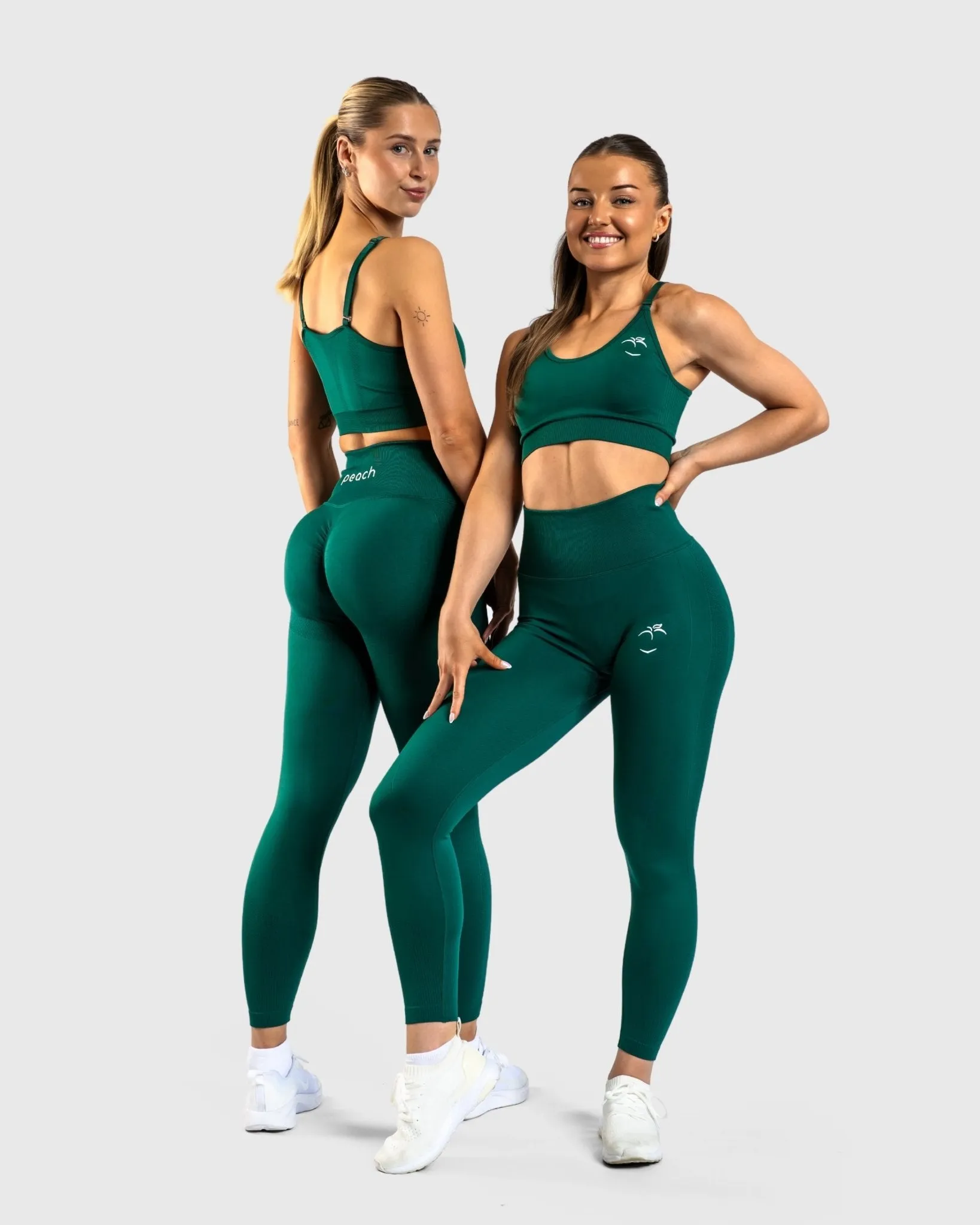 Forest Green Lux Seamless Tights