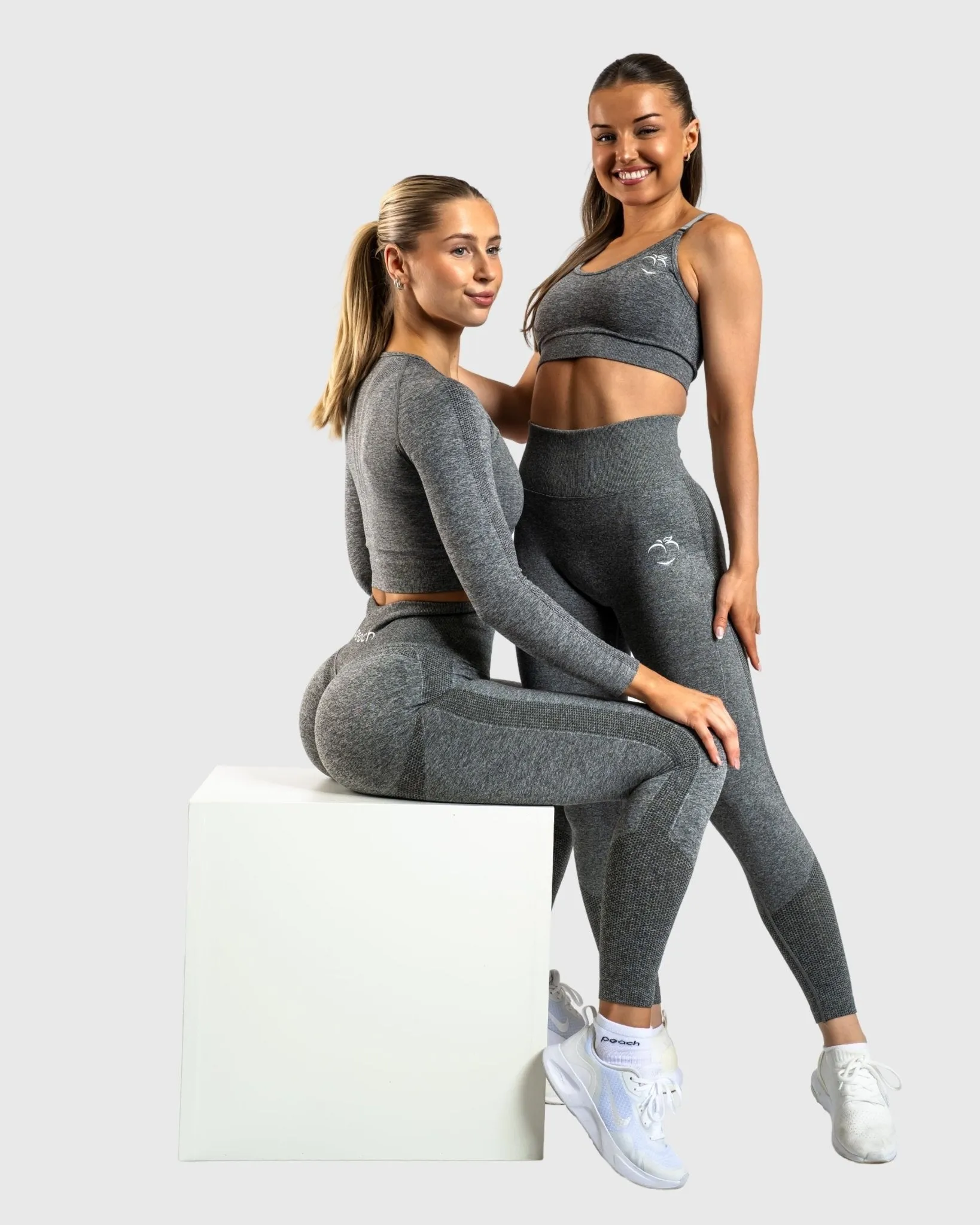 Grey Dusty Lux Seamless Tights