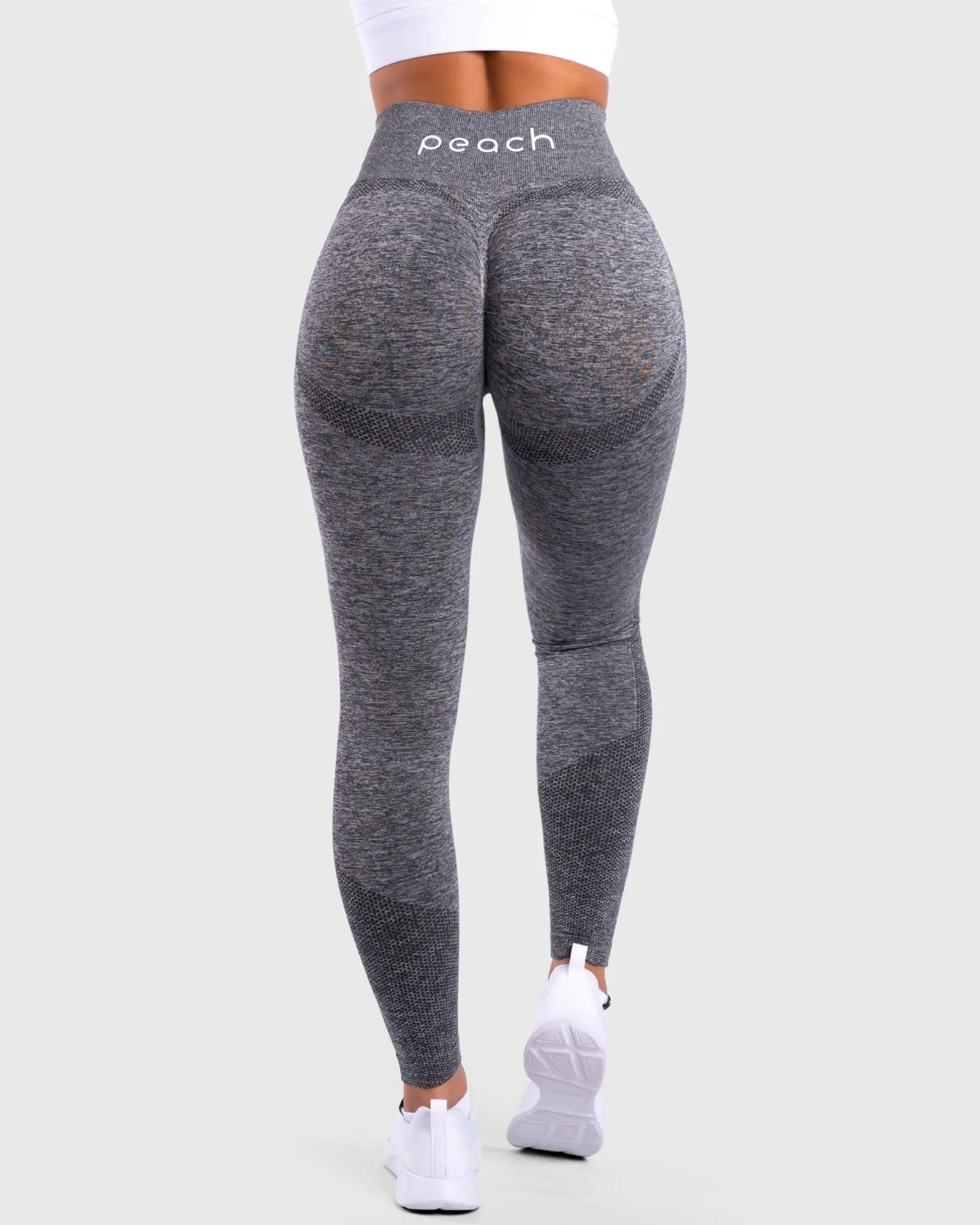 Grey Dusty Lux Seamless Tights