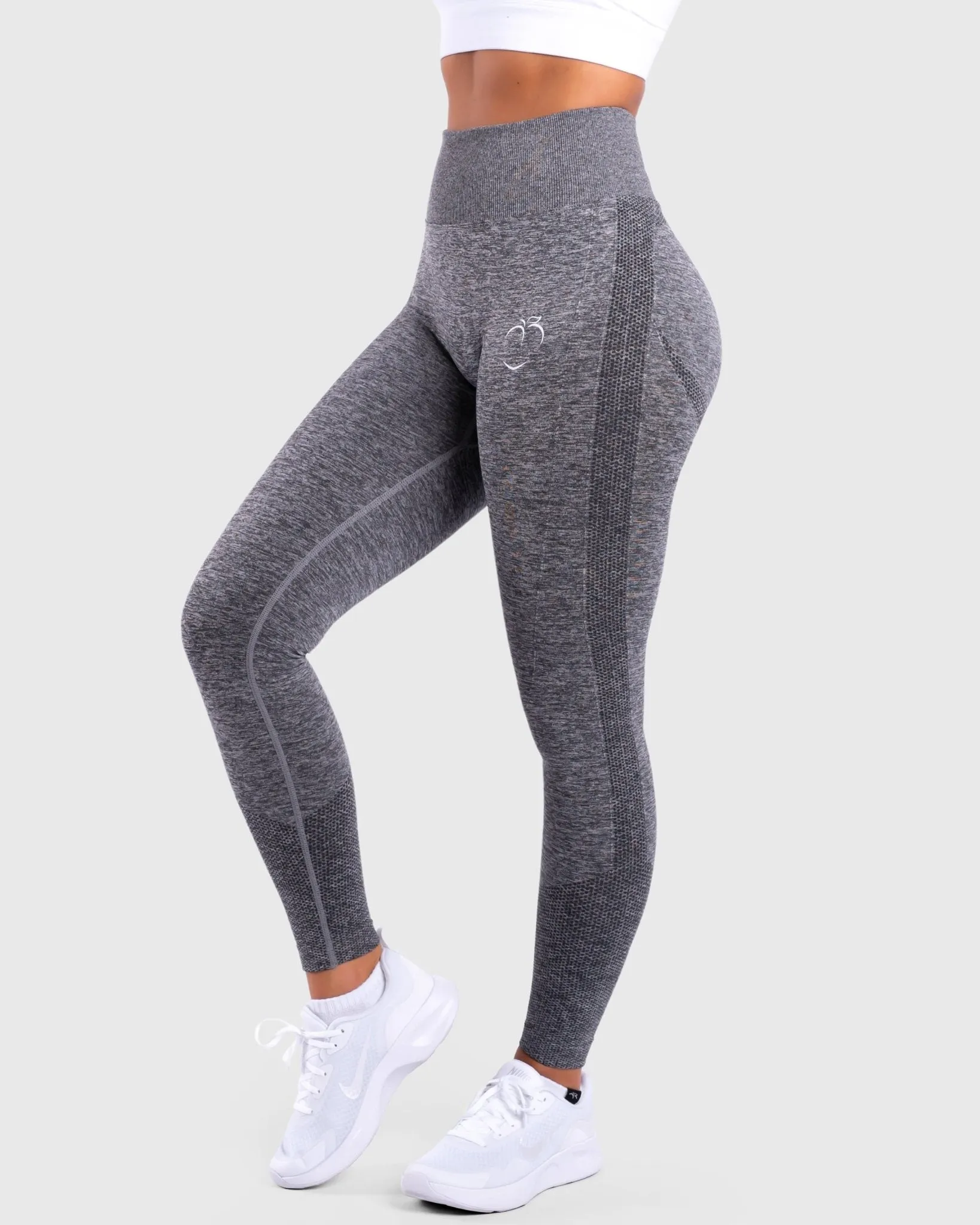 Grey Dusty Lux Seamless Tights