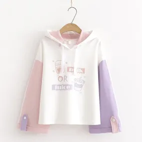 Harajuku Kawaii Teen Girl Hoodies