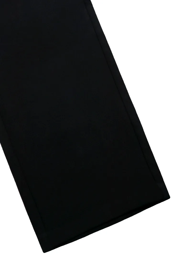 Private Stitch Straight Leg Jogger Slack Pant - Black