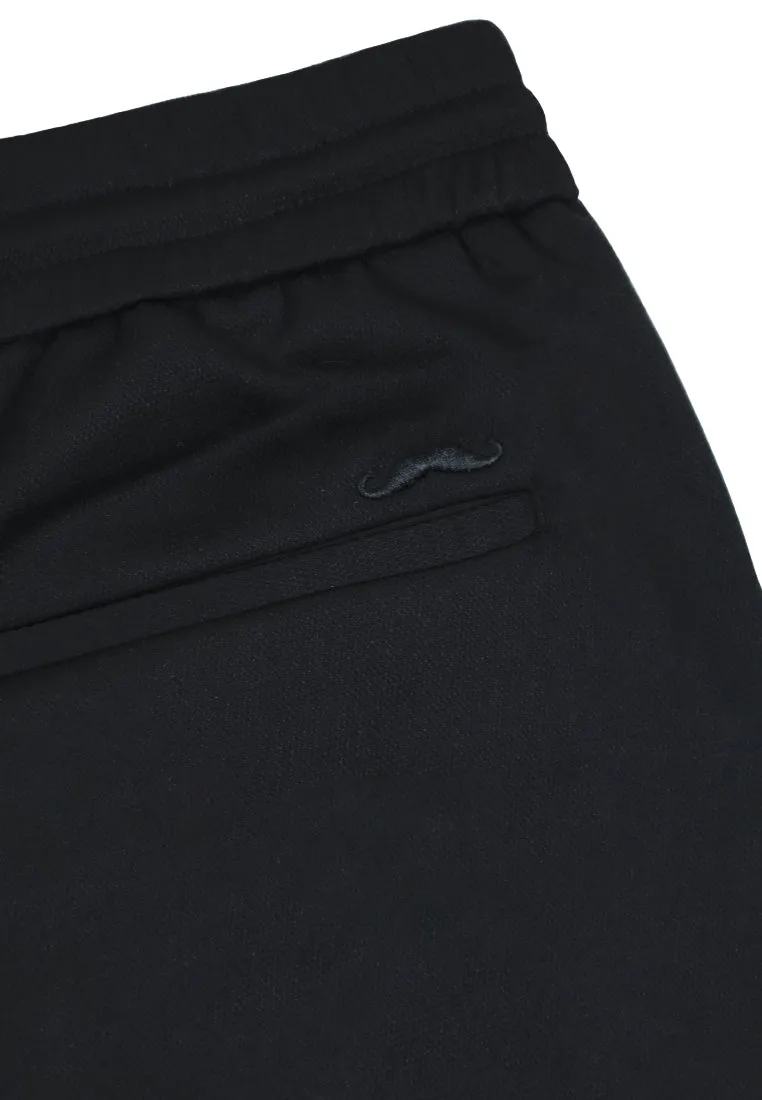 Private Stitch Straight Leg Jogger Slack Pant - Black