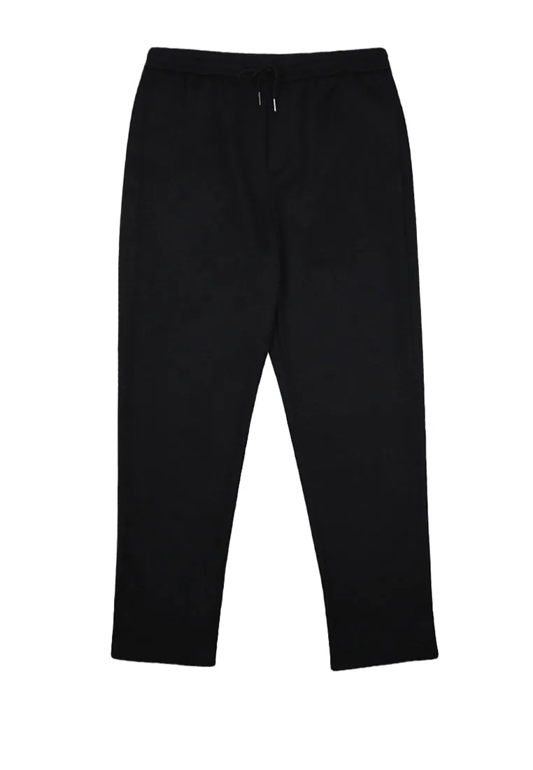 Private Stitch Straight Leg Jogger Slack Pant - Black