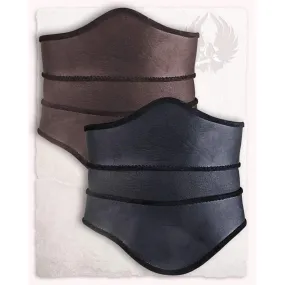 Scarlet leather bodice