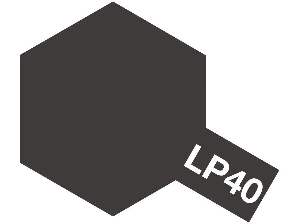 Tamiya Lacquer LP-40 Metallic Black - 10ml Jar