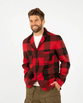 Upland Check Blazer Red Buffalo