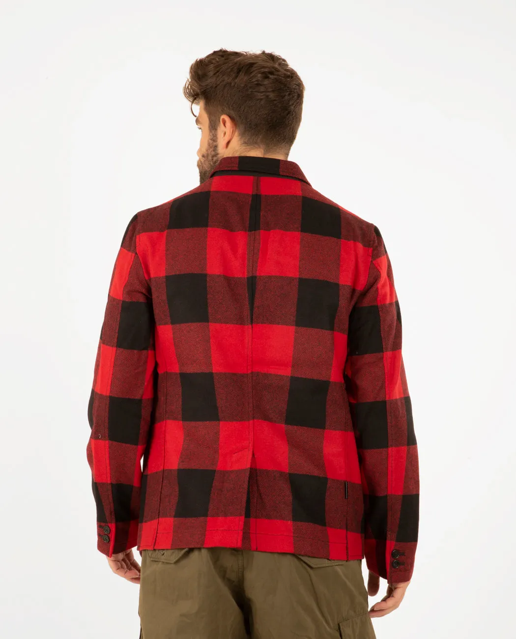 Upland Check Blazer Red Buffalo