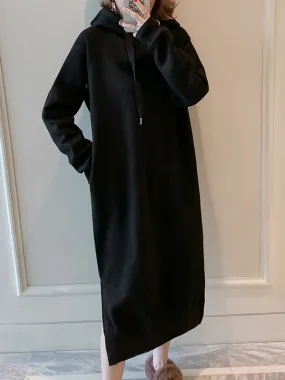 Women's Long Sleeve Hoodie Dress XL 489489
